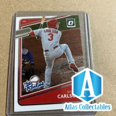 2021 Panini Optic Dylan Carlson The Rookies RC NM No.TR3 St. Louis Cardinals